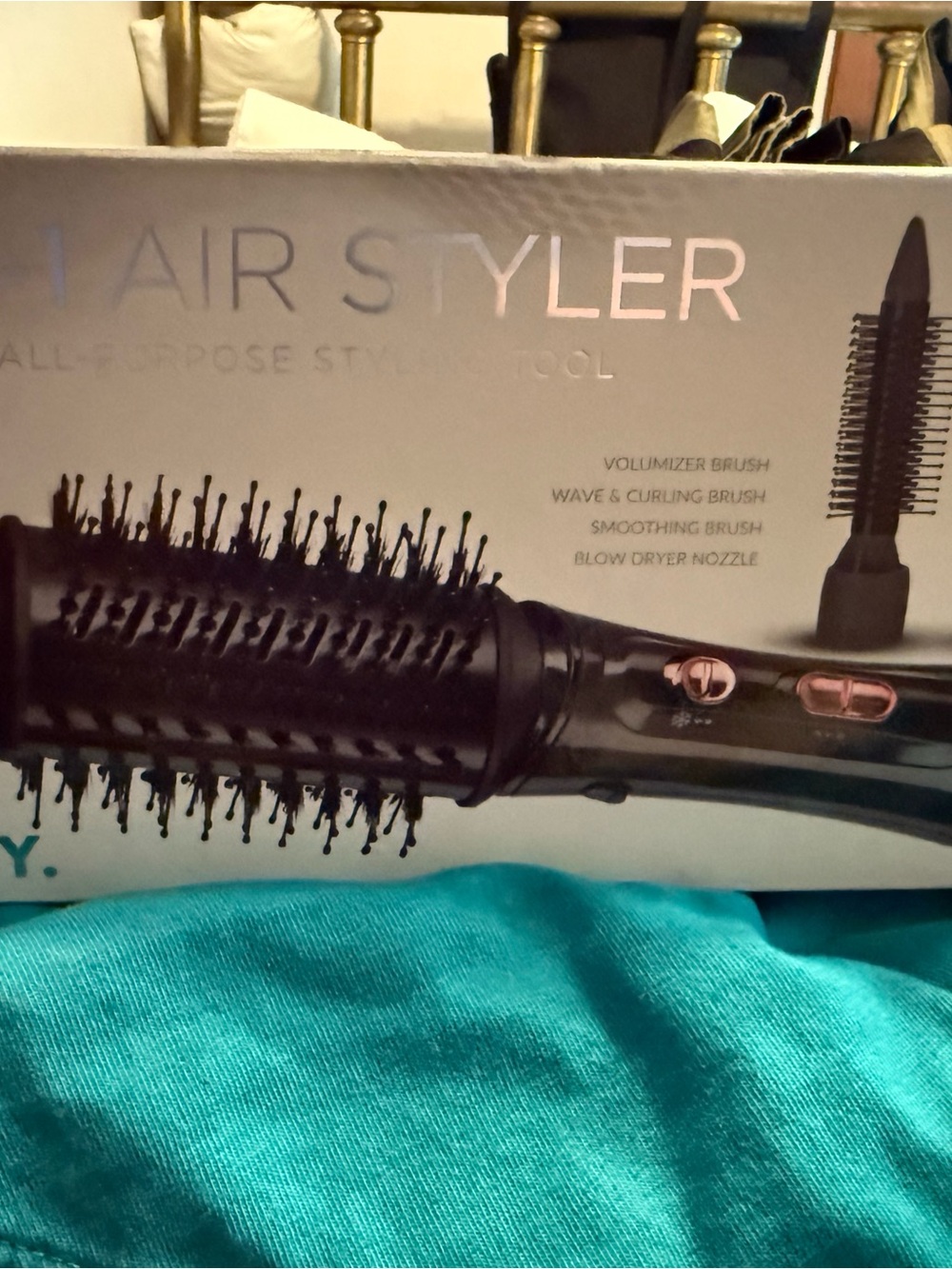 Hair Styler 4-in-1 Volumizer Brush - Black